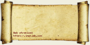 Danijela Sokolović vizit kartica